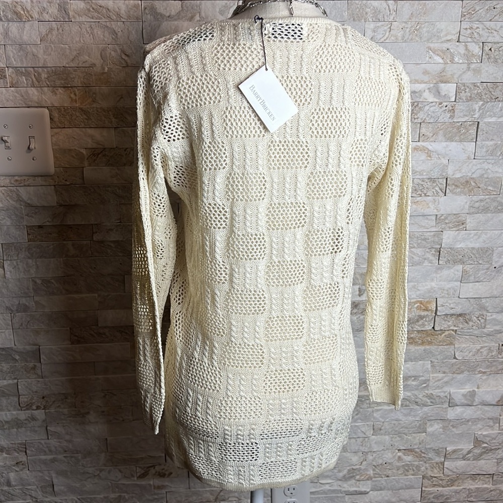NOT FOR SALE Barry Brocken sport sweater XS. Linen and silk.​​​